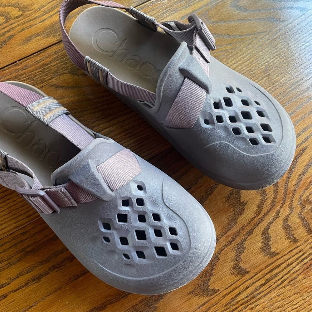 Chaco Women’s Sz 9 Chillos Clog Sandals in Sparrow Purple - Picture 3 of 10